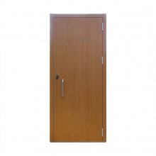 Однопольная дверь металлическая (МДФ с обеих сторон)
