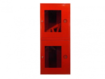 Пожарный шкаф ШПК 320 НОК навесной открытый красный