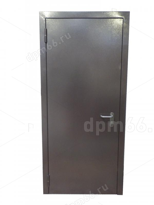 Дверь однопольная с нержавеющей ручкой ДПМ EI-60
