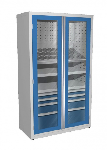 Шкаф инструментальный с прозрачными дверками ШИМО (34)