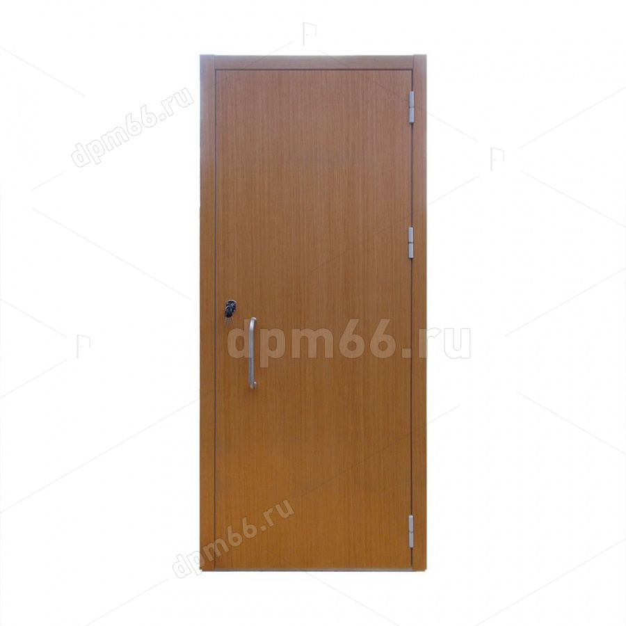 Однопольная дверь металлическая (МДФ с обеих сторон)