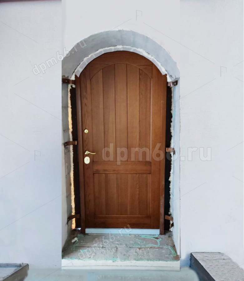 #Дверь арочная металлическая