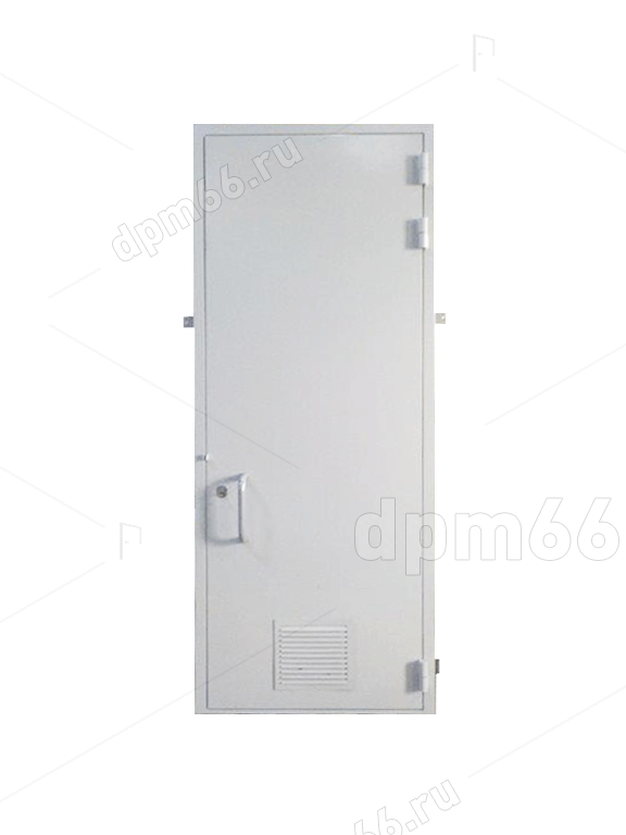 Дверь металлическая с вентиляционной решеткой